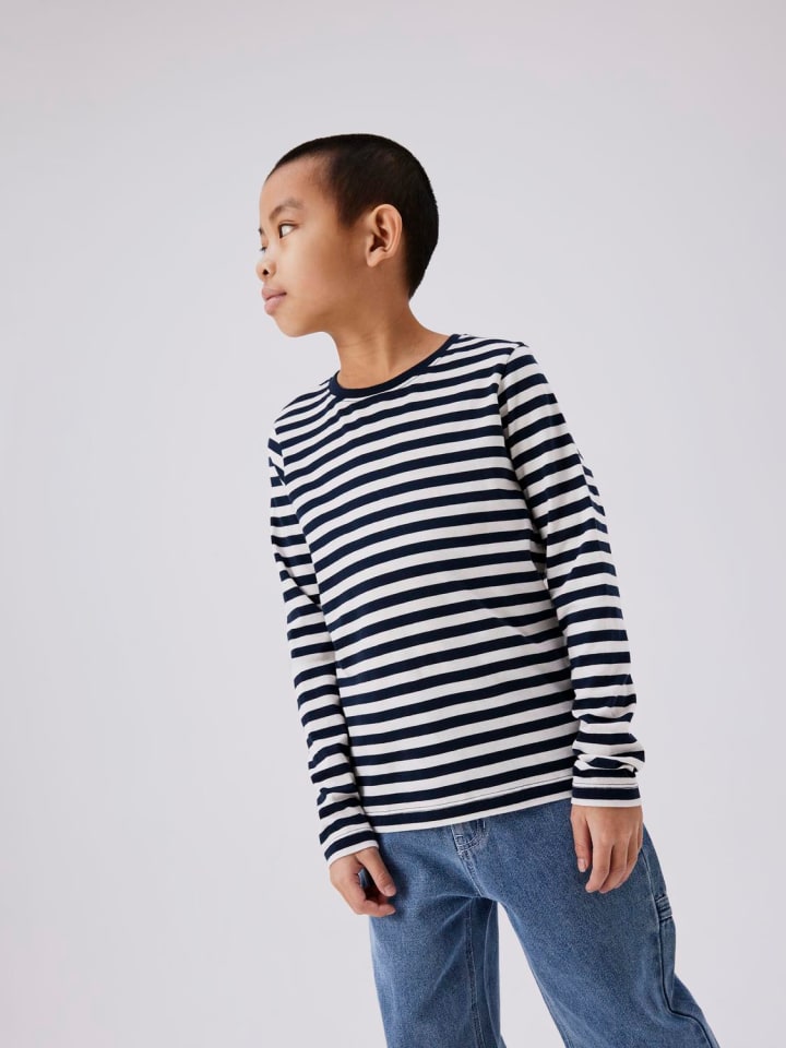 name it Langarmshirt NKMSALMO NREG LS TOP in dark sapphire günstig kaufen