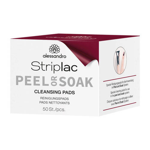 Alessandro Striplac Peel or Soak Cleansing Pads 50 Stuks