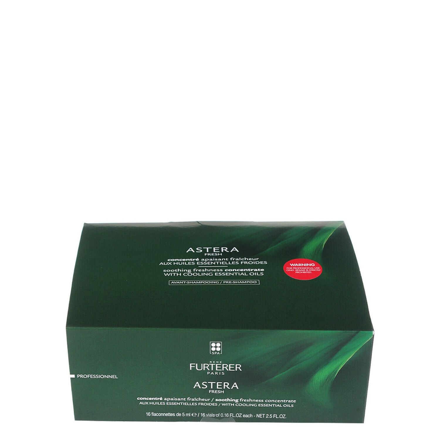 René Furterer Concentré Apaisant Fraîcheur Astera Fresh - Tous types de cheveux - 16x5 ml