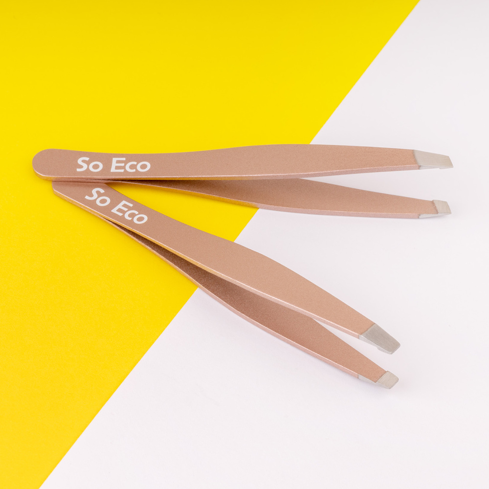 so eco Set de 2 pinces à épiler Précision Pinces à épiler
