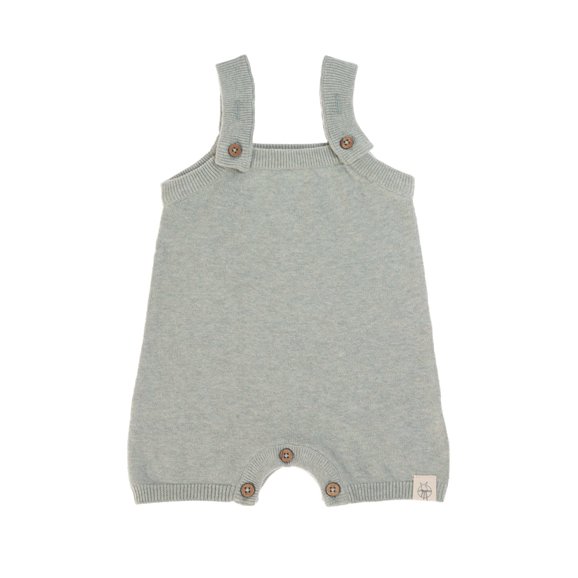 Baby Strampler - gestrickter Jumpsuit, Salbei