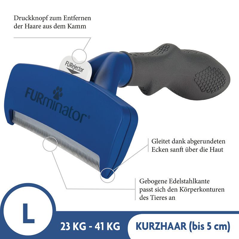 FURminator Fellpflege FURminator Hund L Kurzhaar
