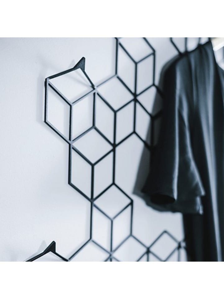 möbel-direkt Wandgarderobe Stryke in schwarz günstig kaufen 1 Stück