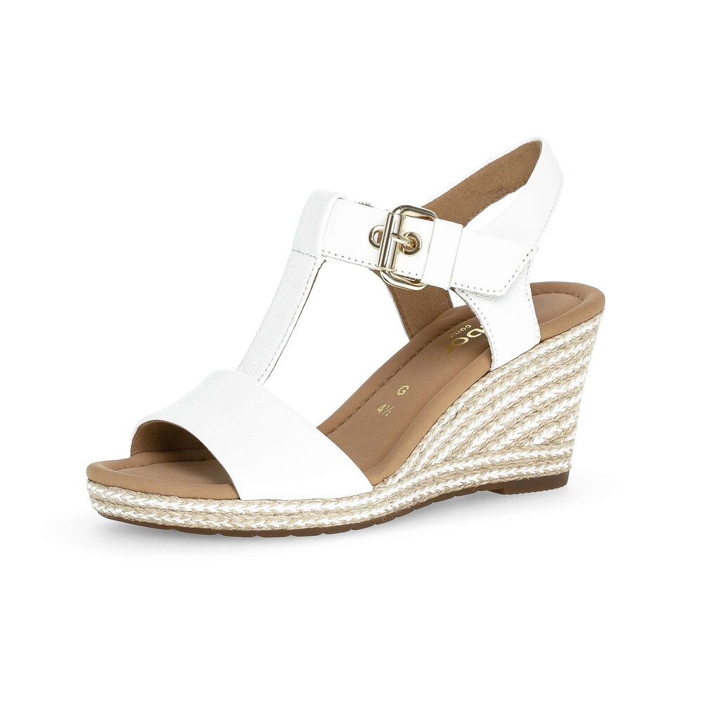 Gabor comfort Keilsandalette weiß