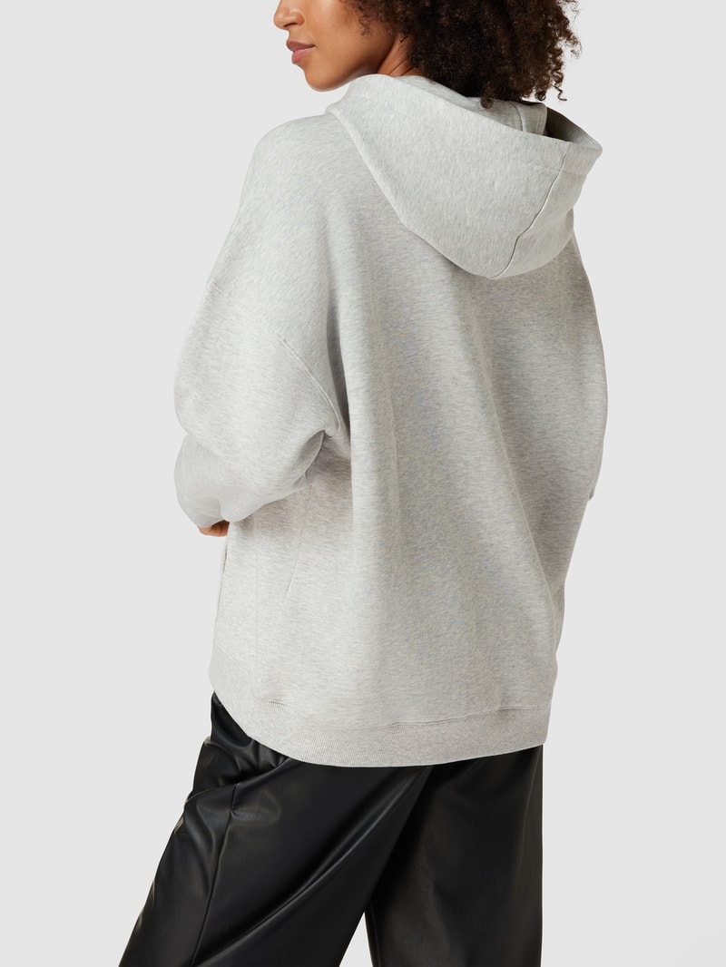 Hoodie mit Motiv-Stitching Modell 'STYLE.BENA' in mittelgrau