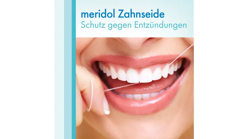 meridol Flausch-Zahnseide - zur gründlichen und sanften Reinigung der Zahnzwischenräume 40 m