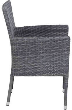 Siena Garden Gartensessel Padova II, Dining Sessel, stone-grey, inkl. Kissen