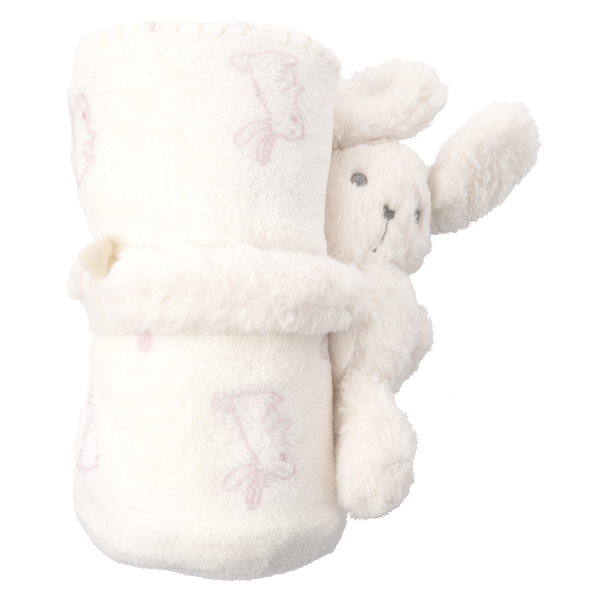 Baby Kuschelset aus Decke und Kuscheltier