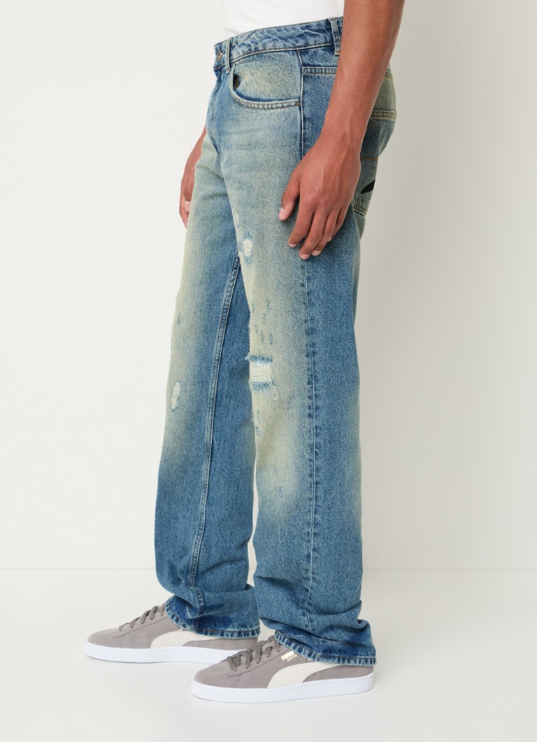 FLÂNEUR Straight leg jeans with medium wash