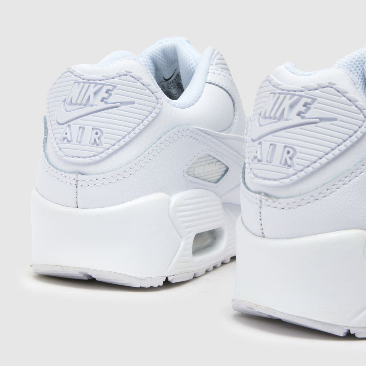 Nike vita Air Max 90 ungdomsskor