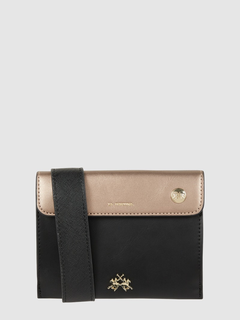 Gürteltasche in Leder-Optik in schwarz