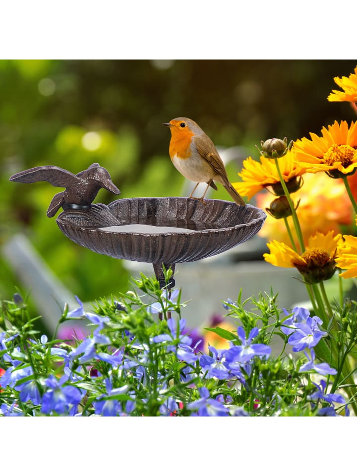 relaxdays Vogeltränke in Braun günstig kaufen onesize