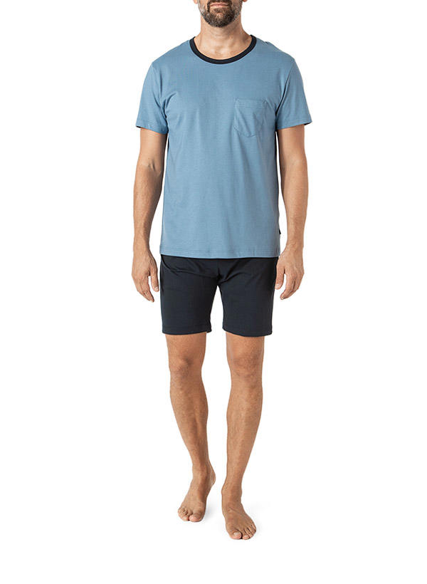 CALIDA, Pyjama, Baumwoll-Jersey, blau