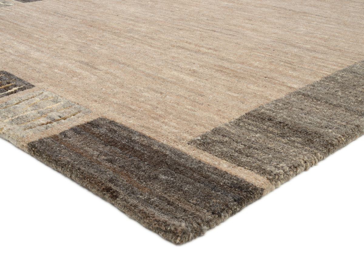 Teppich aus Nepal Silk Lalitpur Natur 70 x 140 cm