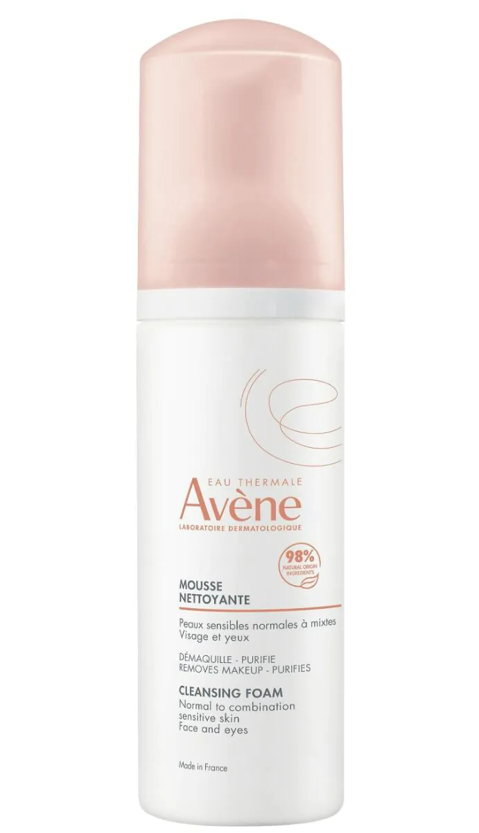 „Avène“ valomosios ir matinį efektą suteikiančios putos