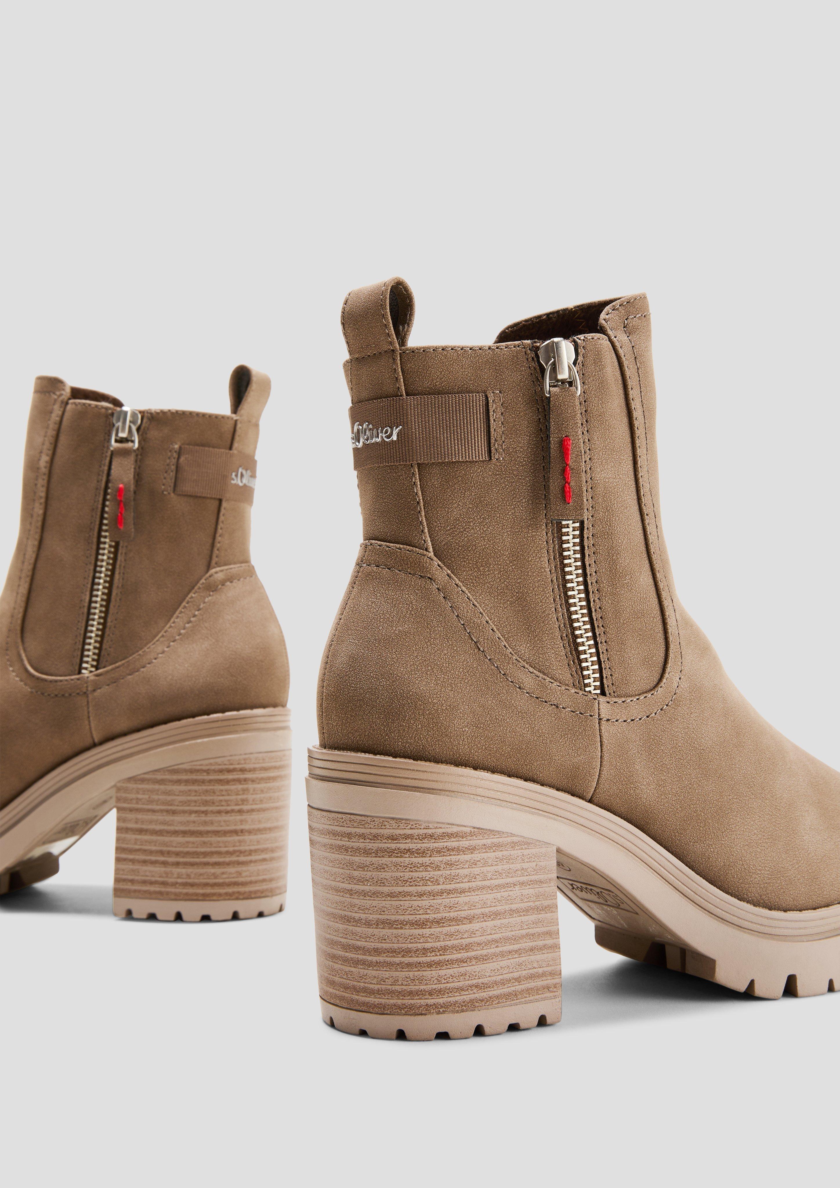 Stiefeletten mit Blockabsatz  6008535-341