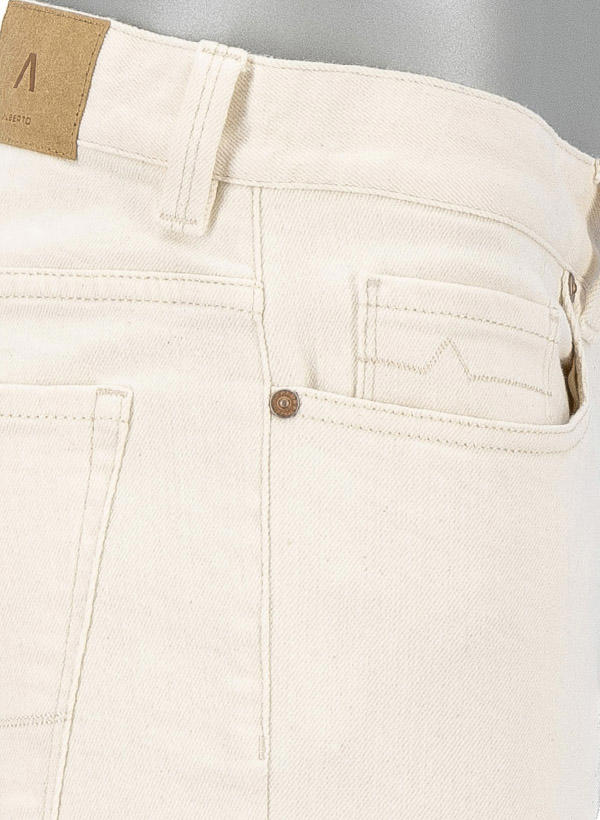 Alberto, Jeans Pipe, Regular Fit, Baumwoll-Stretch, creme