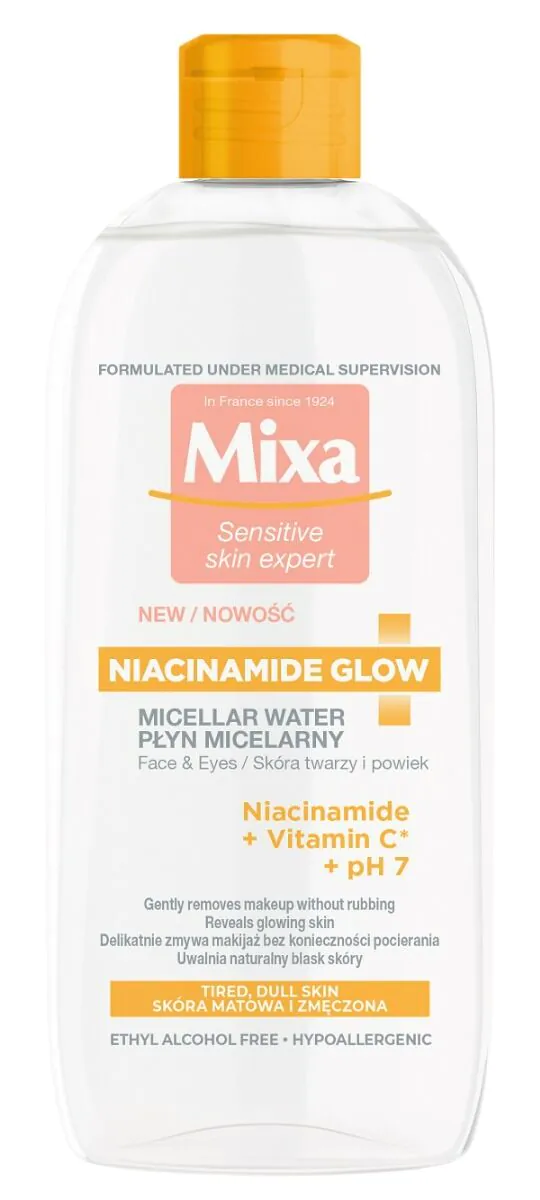 Mixa Niacinamide Glow micelarna voda s niacinamidom i vitaminom C