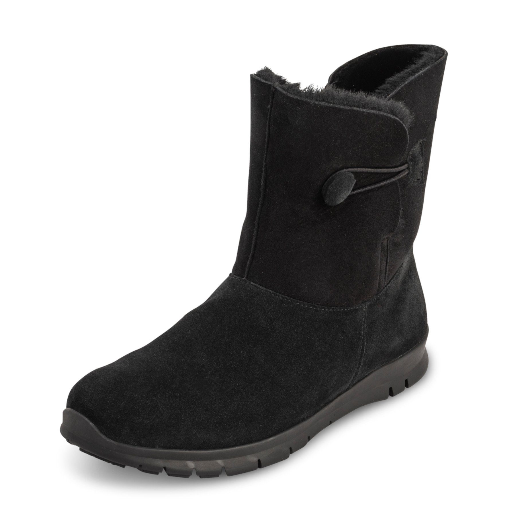 vitaform Damenschuhe Stiefelette Veloursleder Stiefelette