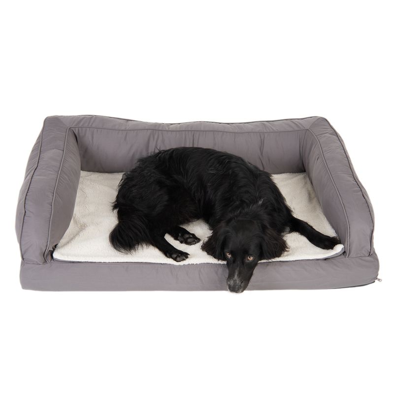Orthopädisches Hundesofa grau zu TOP-Preisen