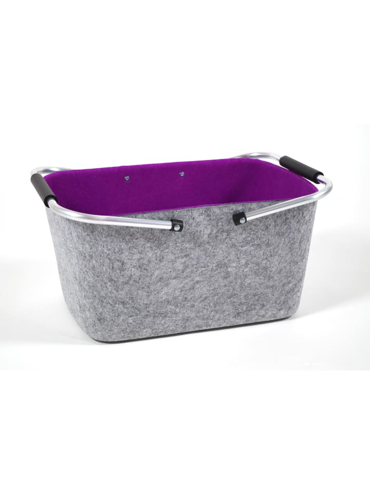 kobolo Einkaufskorb FOLDPURPLE42 in Grau günstig kaufen onesize