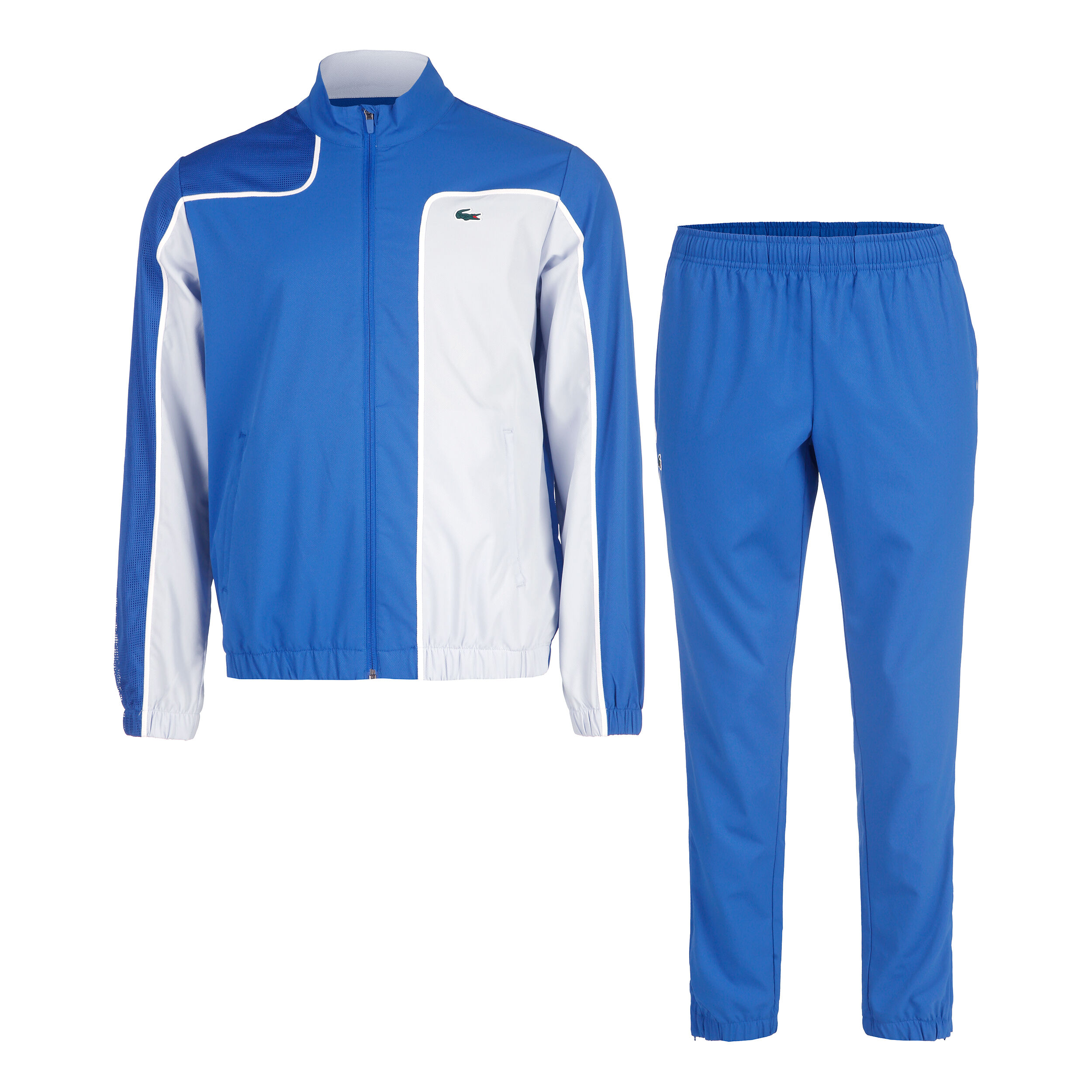 Tennis Overall Colourblock Trainingsanzug Herren - Blau, Weiß