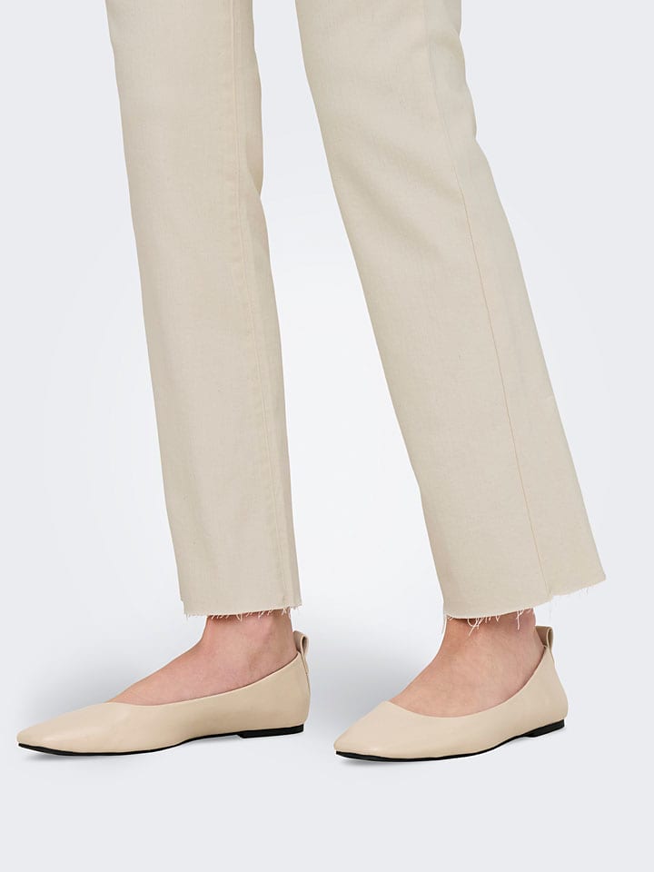 ONLY Jeans - Flared fit - in Beige günstig kaufen