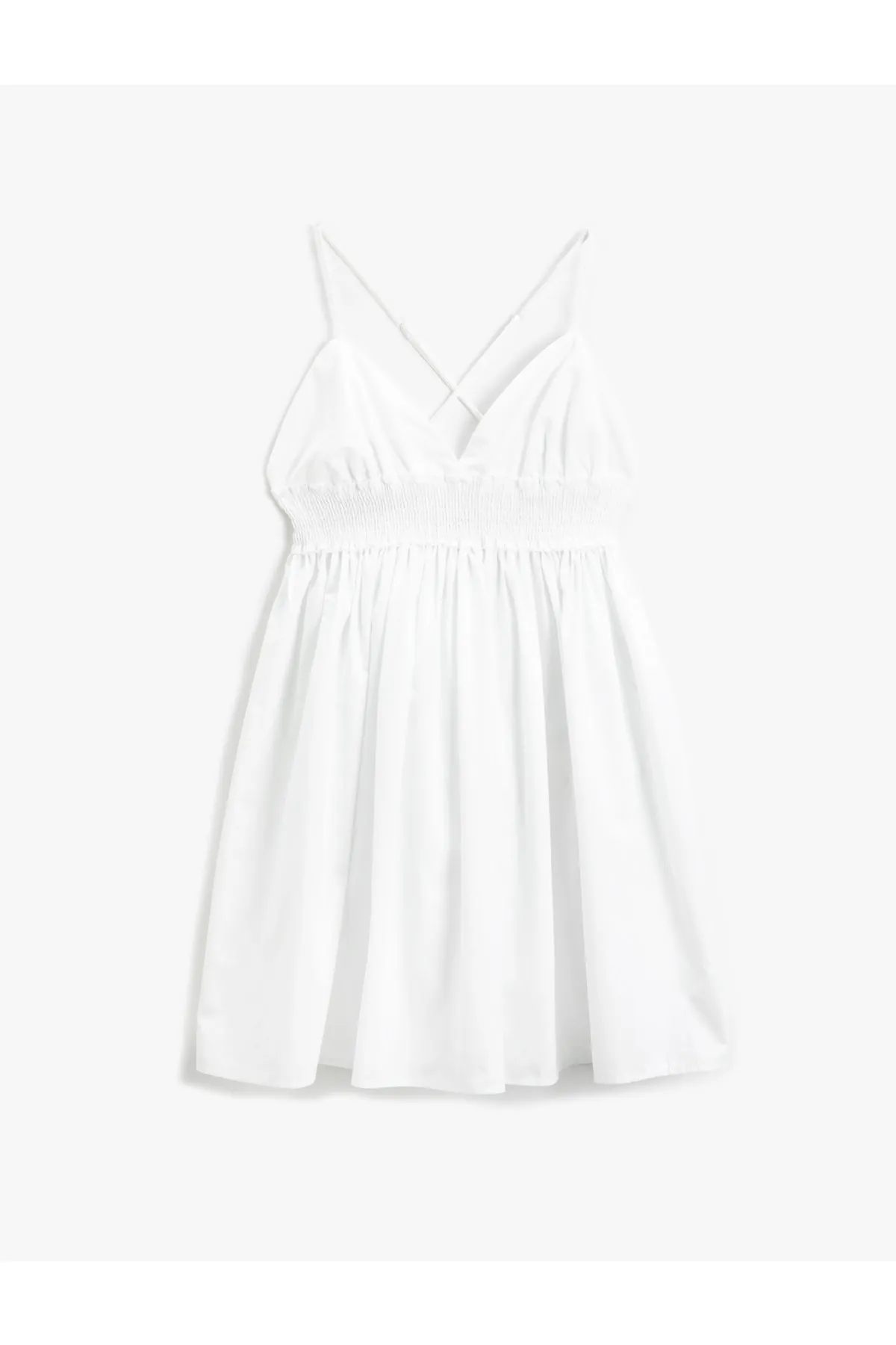 Koton  Minikleid mit schmalen Trägern und V-Ausschnitt