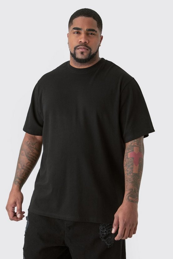 Plus Basic Rundhals T-Shirt
