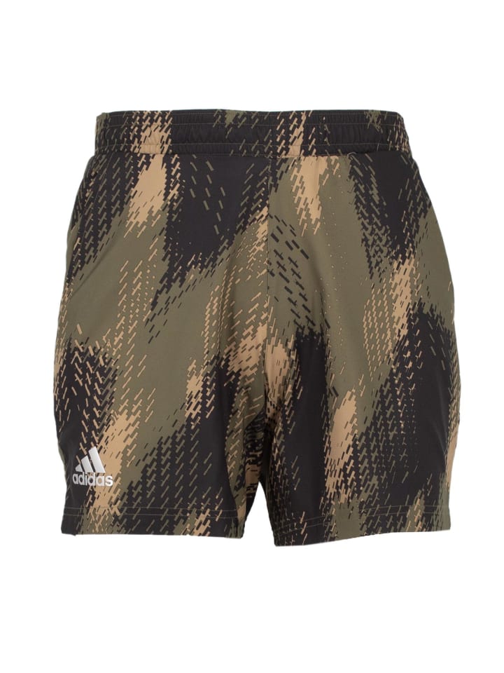 adidas Hose Tennis AOP Printed Shorts in Grün günstig kaufen