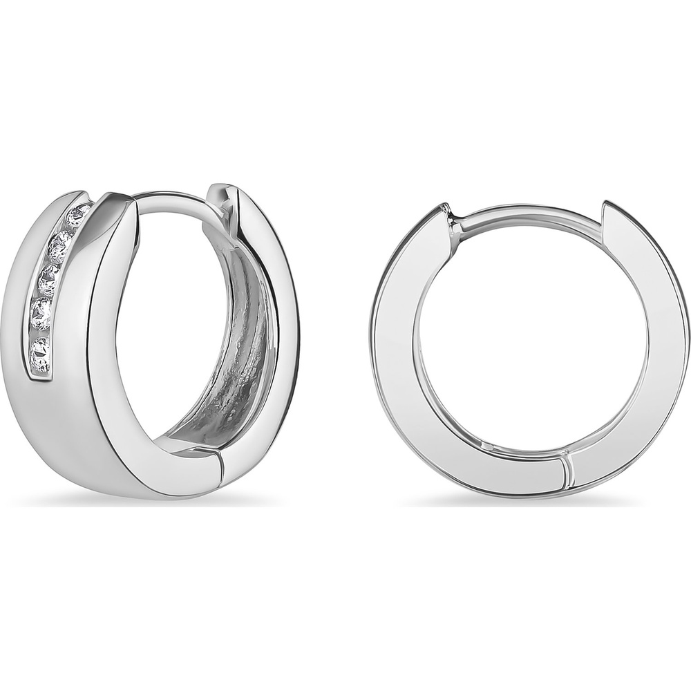 FAVS Créoles 925 Argent Boucles d'oreilles