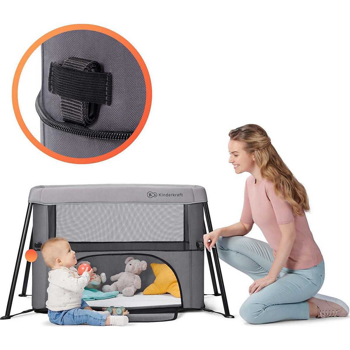 Kinderbett 2 in 1 MOVI, rosa