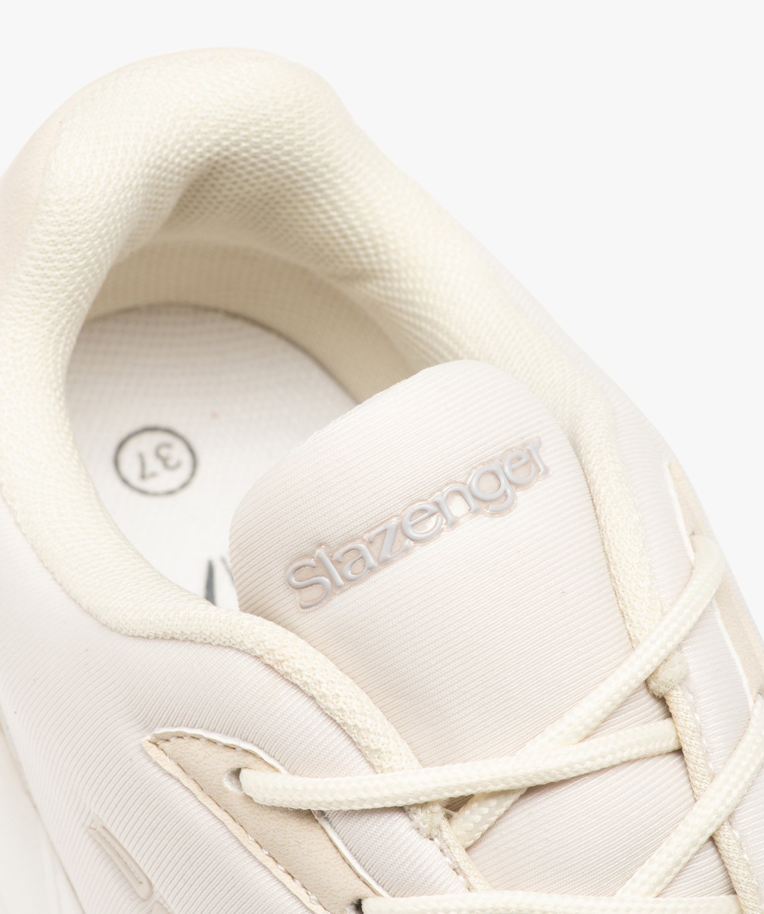 Baskets femme bi-matières à semelle épaisse - Slazenger blanc | GEMO