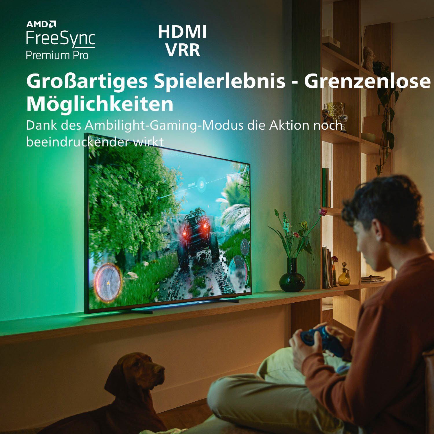 Philips 55PML9507/12 LED-Fernseher (139 cm/55 Zoll, 4K Ultra HD, Android TV, Smart-TV)