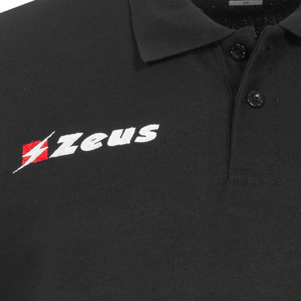 Zeus Basic Herren Poloshirt schwarz