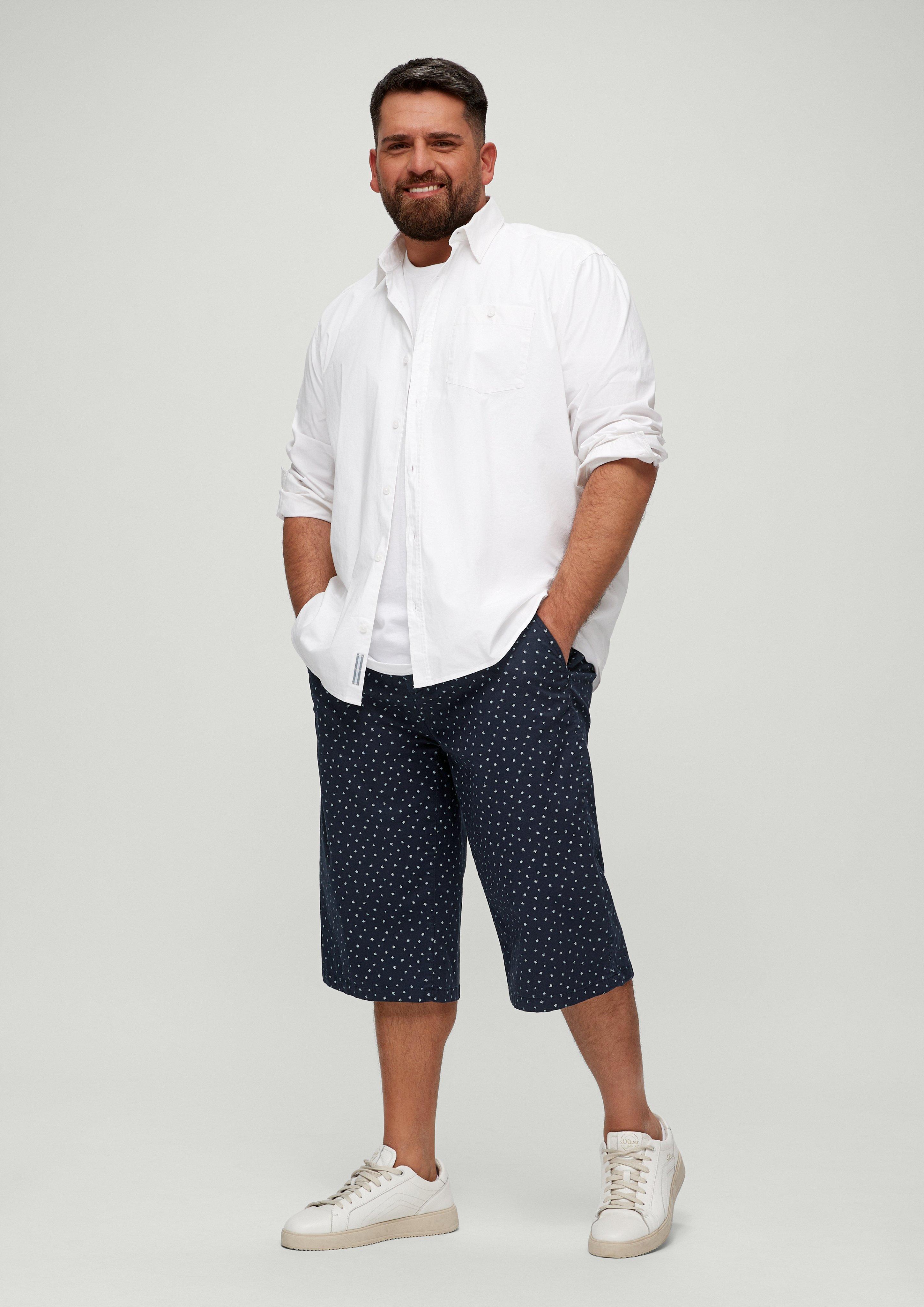 Slim: Bermuda mit Allover-Print  2133321-59A0