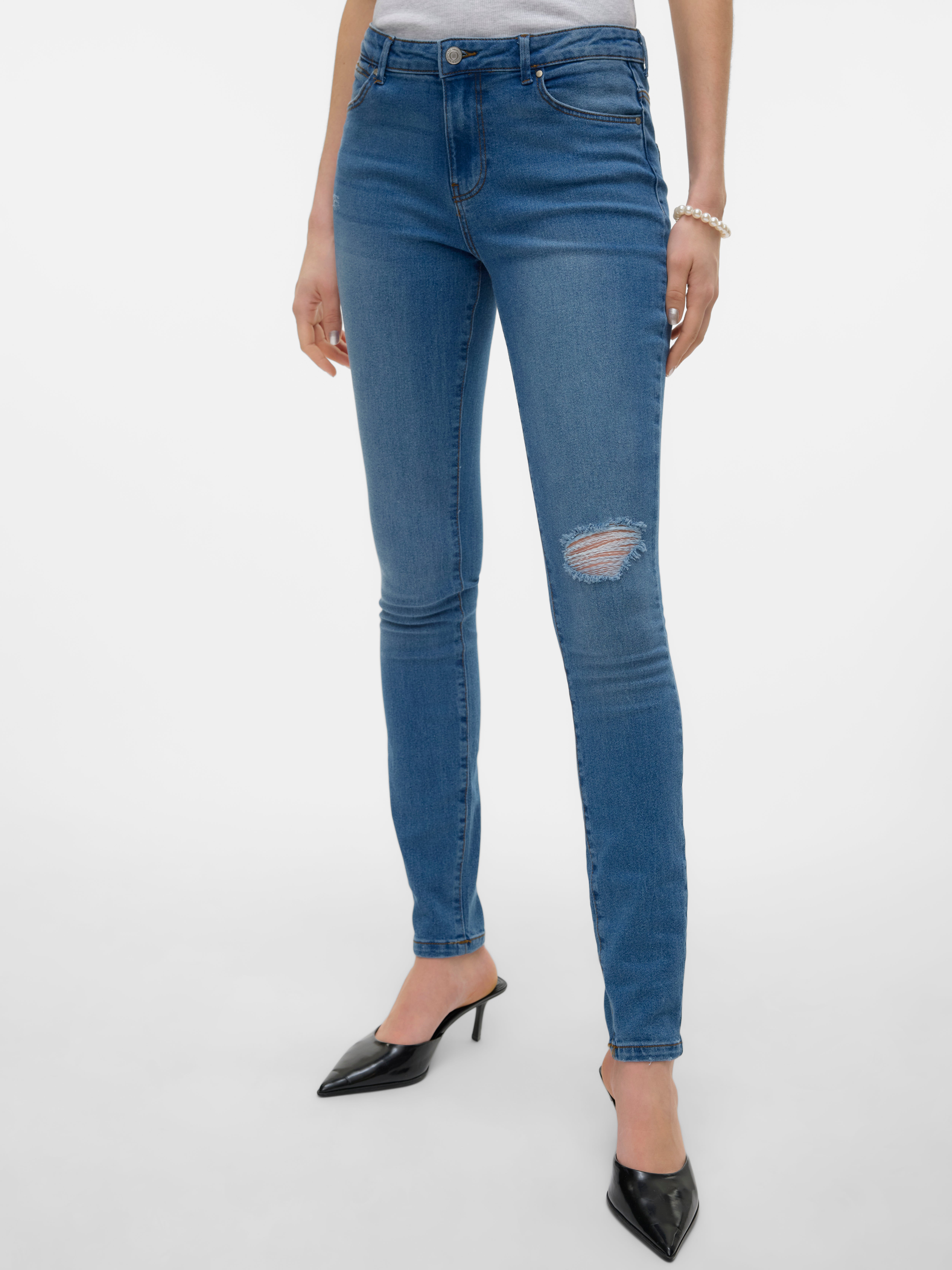 VMJUNE Mid Rise Skinny Fit Jeans