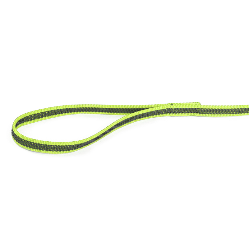 JULIUS-K9 Hundeleinen JULIUS-K9 Führleine 14mm Schlaufe 1 m neon gelb/ grau