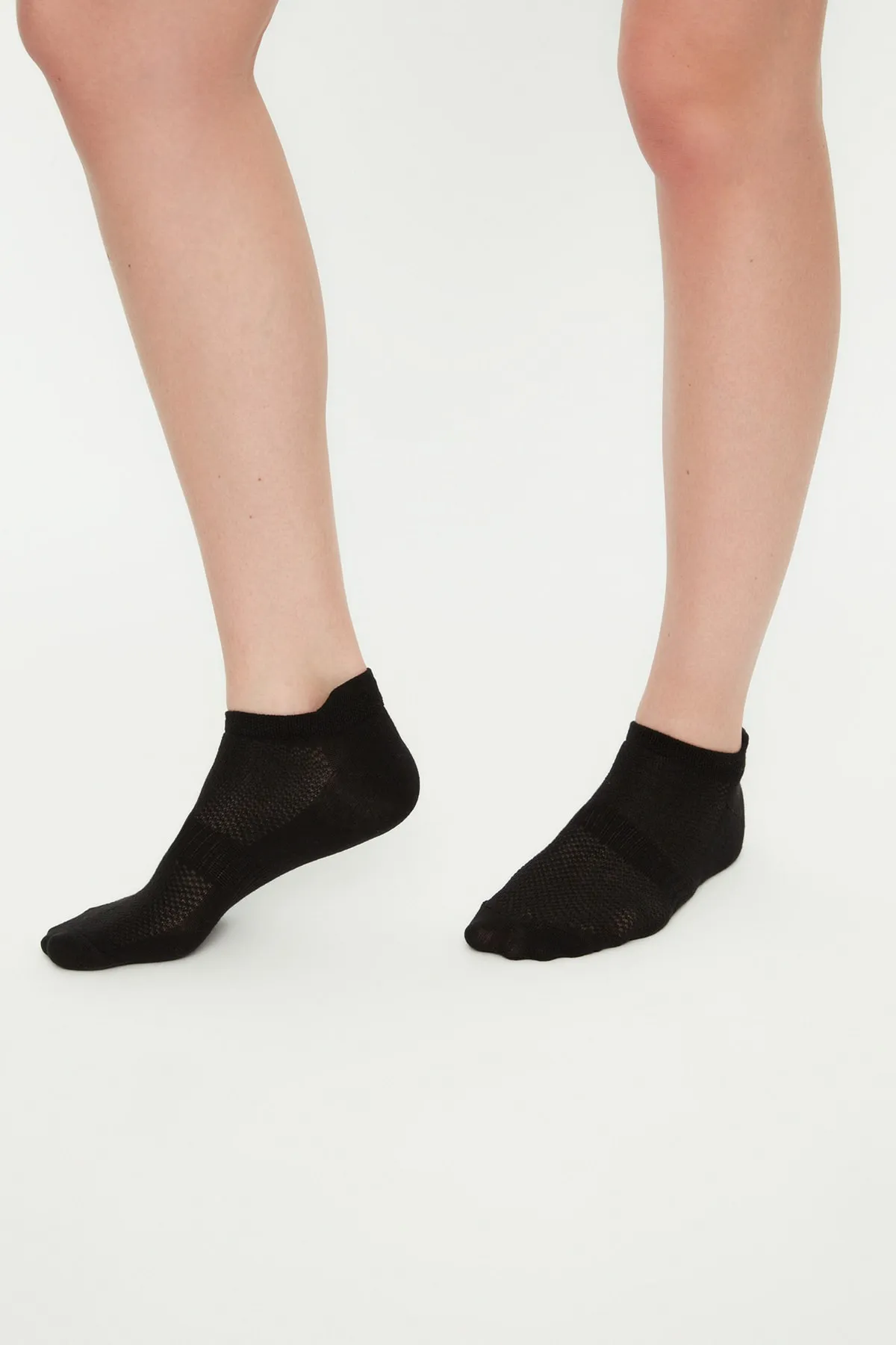 Trendyol Collection  Graue Baumwoll-Sportsocken im 5er-Pack TWOAW20CO0011
