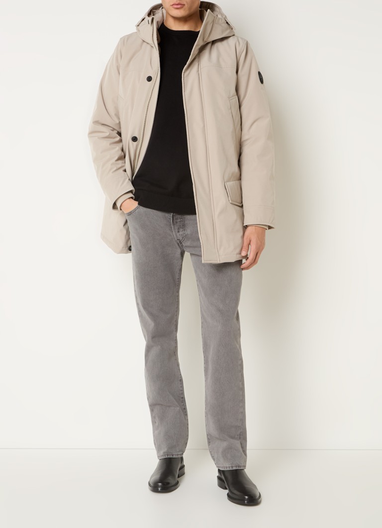 Parka trapuntato Airforce Snow con cappuccio