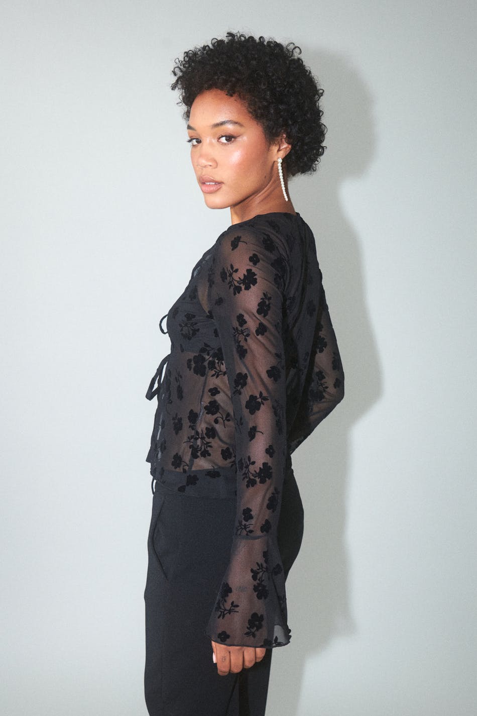 Burnout tie top