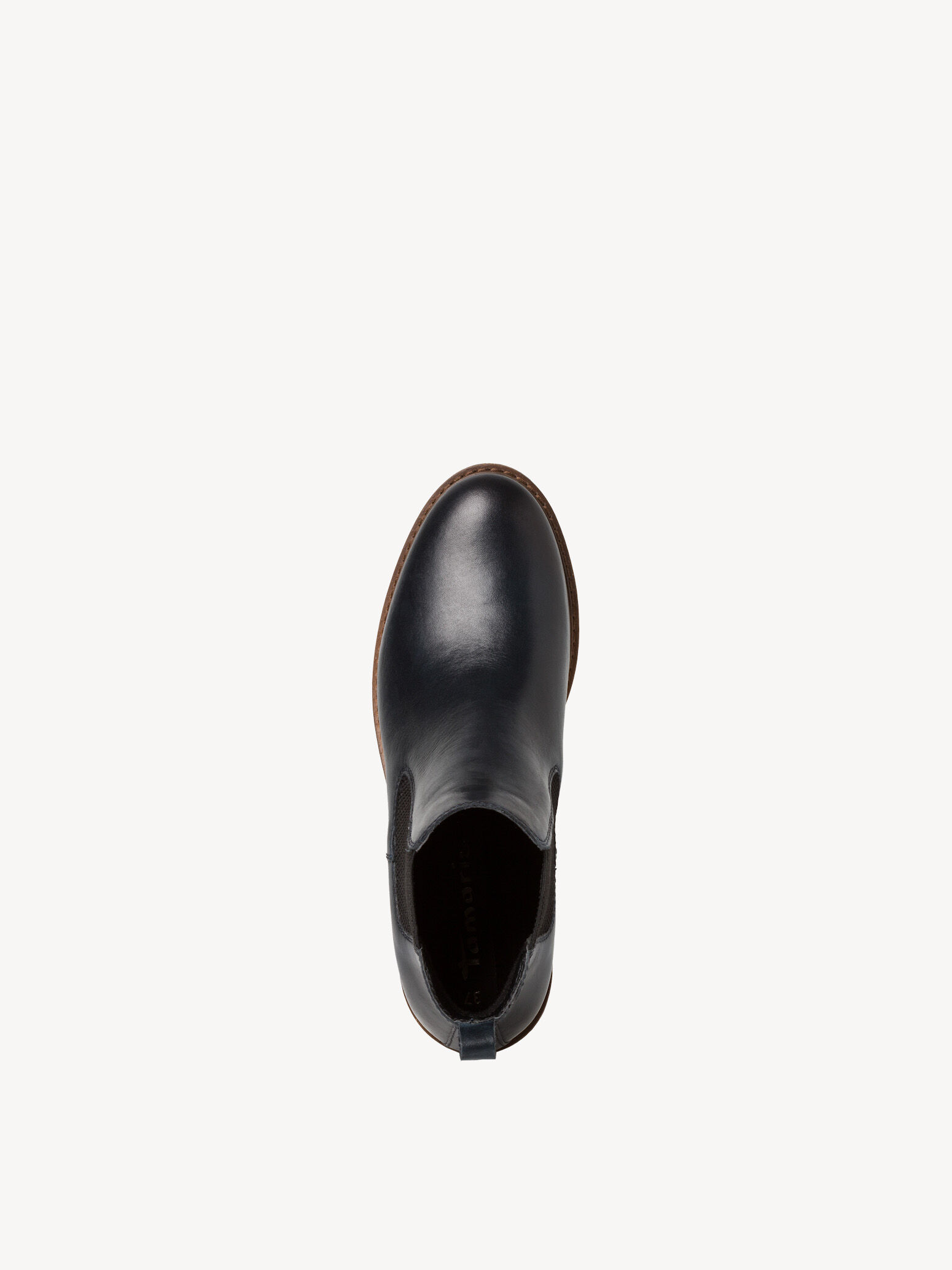 Bottine Chelsea en cuir - bleu