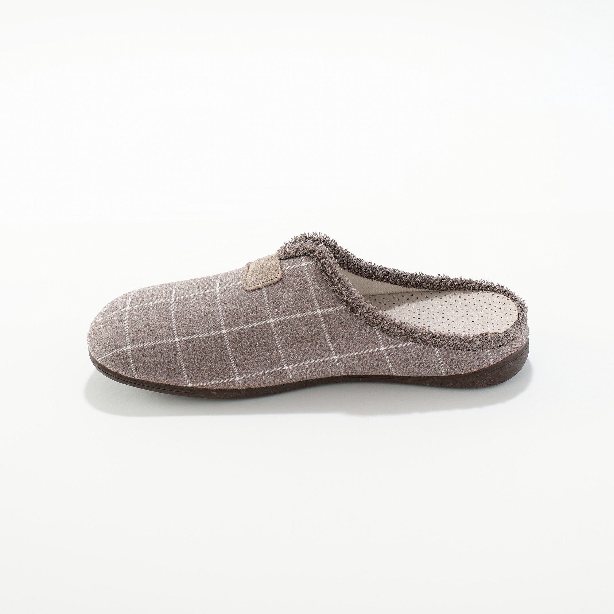 Mules carreaux semelle intérieure amovible