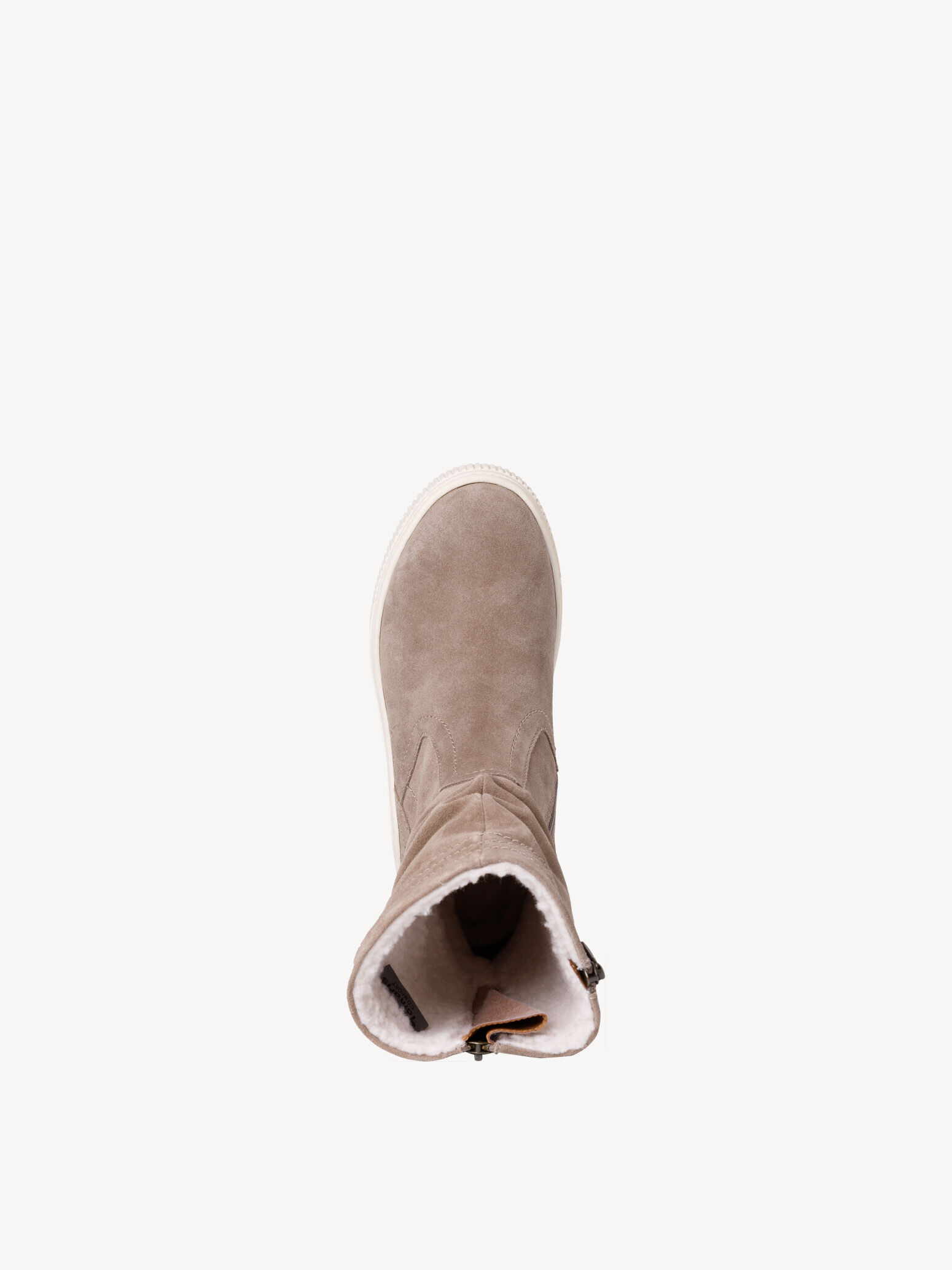 Bottine en cuir - marron