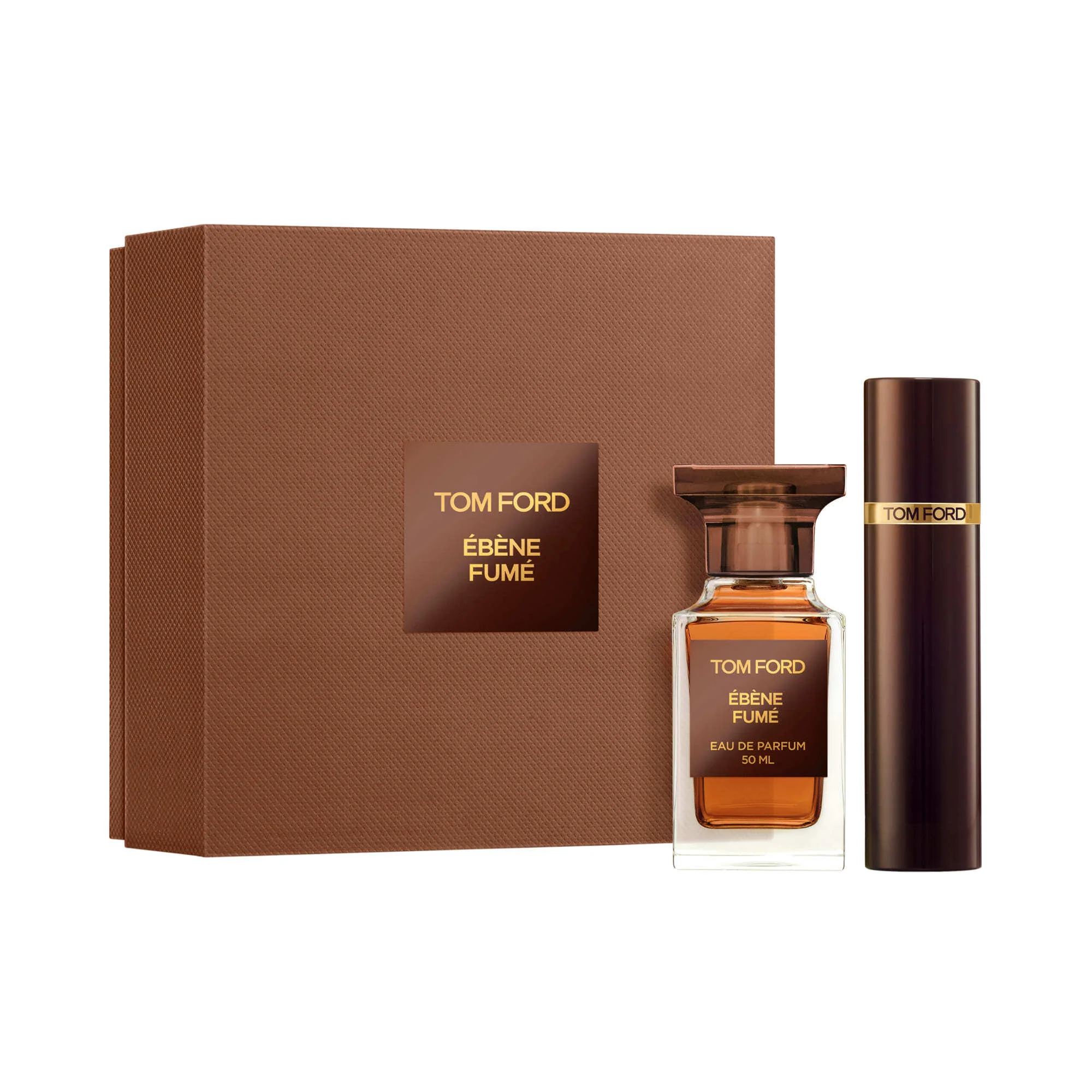 Private Blend Collection Ébène Fumé Box - Caja de perfumes para mujer, Caja de perfumes para hombres, Eau de Parfum unisex, Eau de Parfum