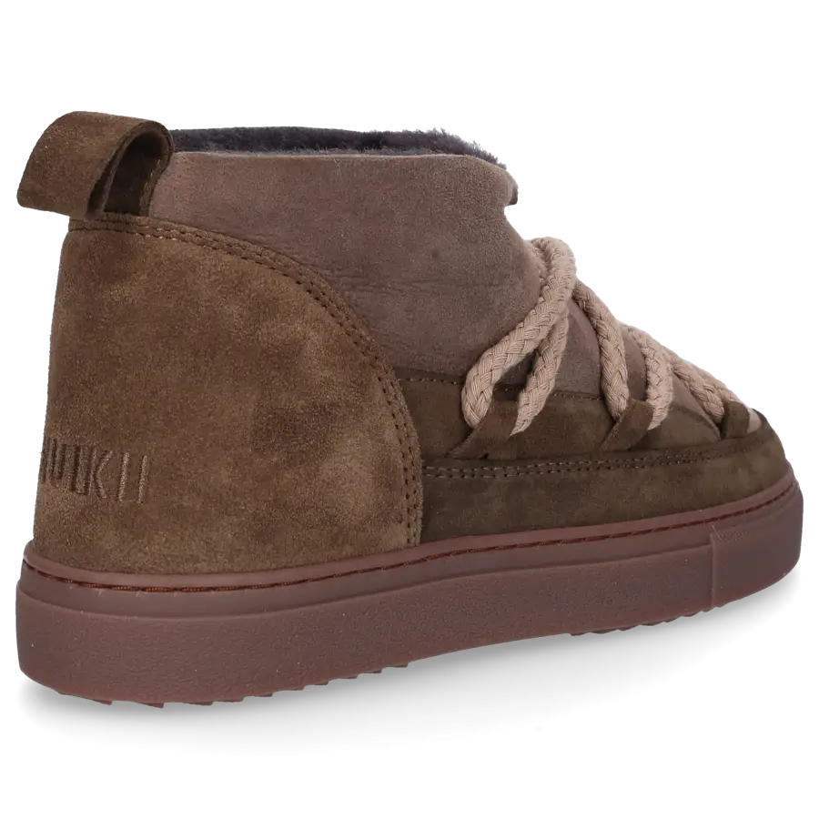 INUIKII - Snowboots CLASSIC LOW Veloursleder - grau