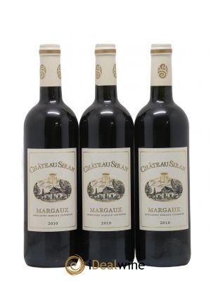 Château Siran  2010 - Lot de 3 Bouteilles