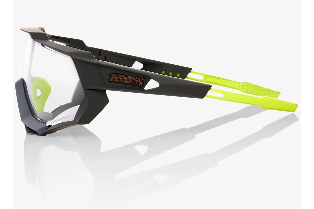 100 Percent Speedtrap Soft Tact Cool Grey / Photochromic Lens