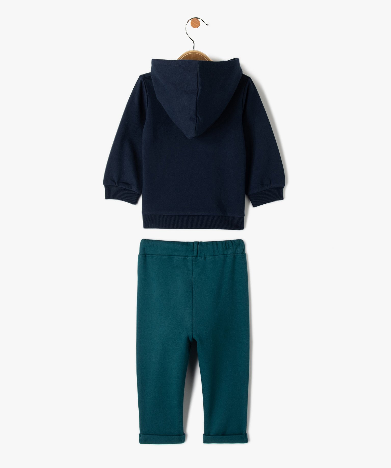 Ensemble bébé Garçon 2 pièces - Sweat et pantalon marine | GEMO
