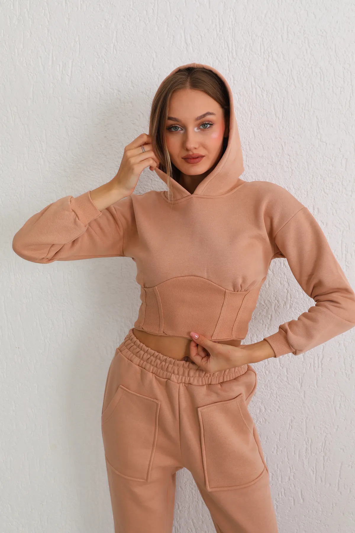 BİKELİFE  Zweiteiler - Beige - Regular Fit